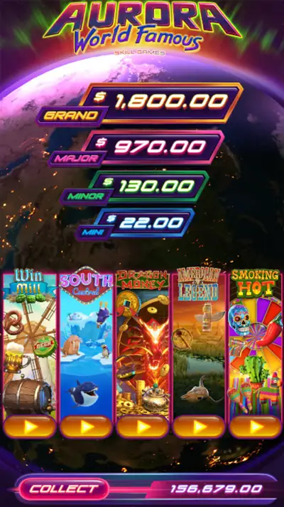 Aurora World Famous Multigame Skill Board by Jenka Lab