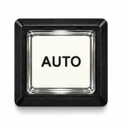Illuminated Square AUTO Zippy Switch Button - Arcade & Amusement Game Push Button