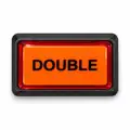 Illuminated Rectangular DOUBLE Zippy Switch Button - Arcade & Amusement Game Push Button view 1