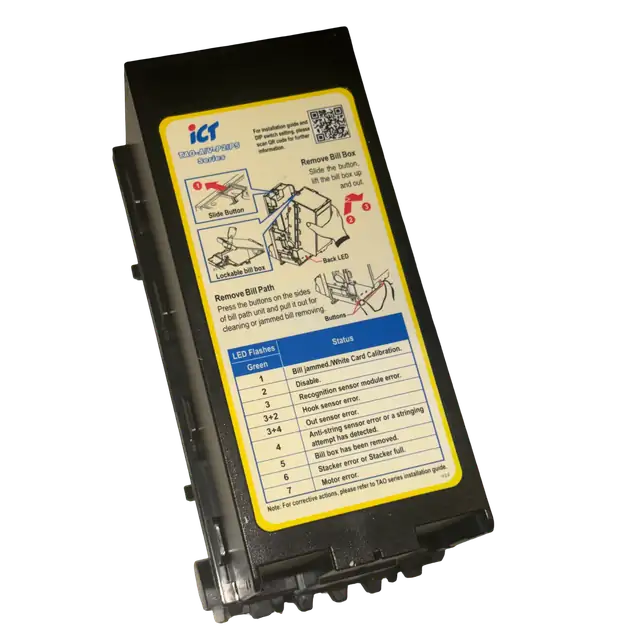 ICT TAO2A/V SS2 TAO II 200 Note Cashbox Lock Style