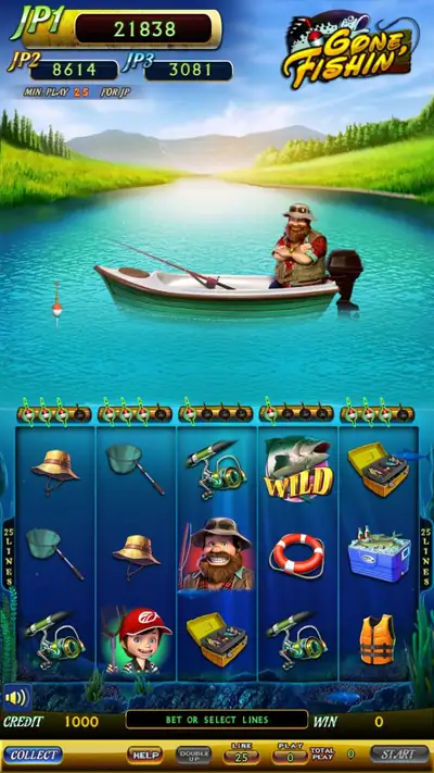 Gone Fishin' Game Board by IGS