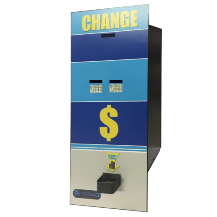 American Changer Triad TC400A-RL5 Rear Load Banknote Changer-1 American Changer Triad TC400A-RL5 Rear Load Banknote Changer-1