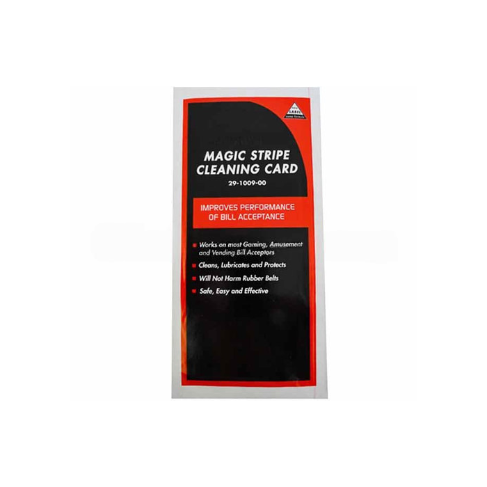 Bill Acceptor Cleaning Card-1 Bill Acceptor Cleaning Card-1