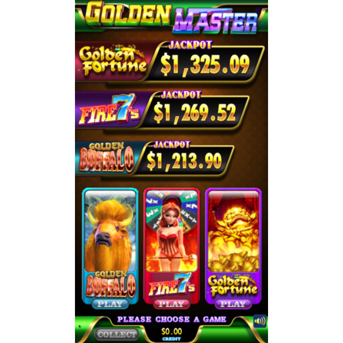 Golden Master Vertical 3 in1 Multigame by IGS-13 Golden Master Vertical 3 in1 Multigame by IGS-13