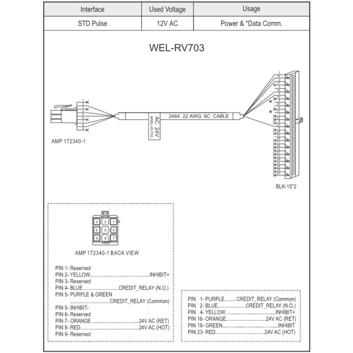 ICT WEL-RV703 Cable-1 ICT WEL-RV703 Cable-1