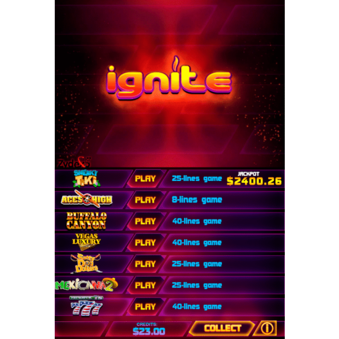 Ignite Red by Zydexo Multi Game-1 Ignite Red by Zydexo Multi Game-1