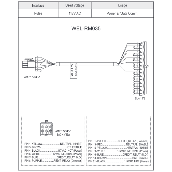 ICT WEL-RM035 Cable-1 ICT WEL-RM035 Cable-1