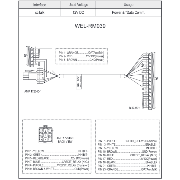 ICT WEL-RM039 Cable-1 ICT WEL-RM039 Cable-1