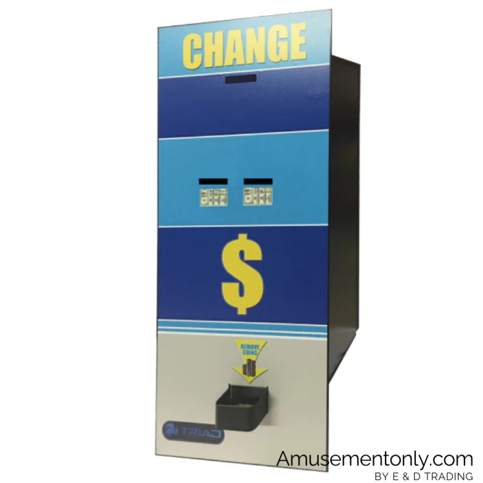 American Changer Triad TC400A-RL5 Rear Load Banknote Changer-1 American Changer Triad TC400A-RL5 Rear Load Banknote Changer-1