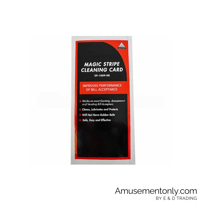Bill Acceptor Cleaning Card-1 Bill Acceptor Cleaning Card-1