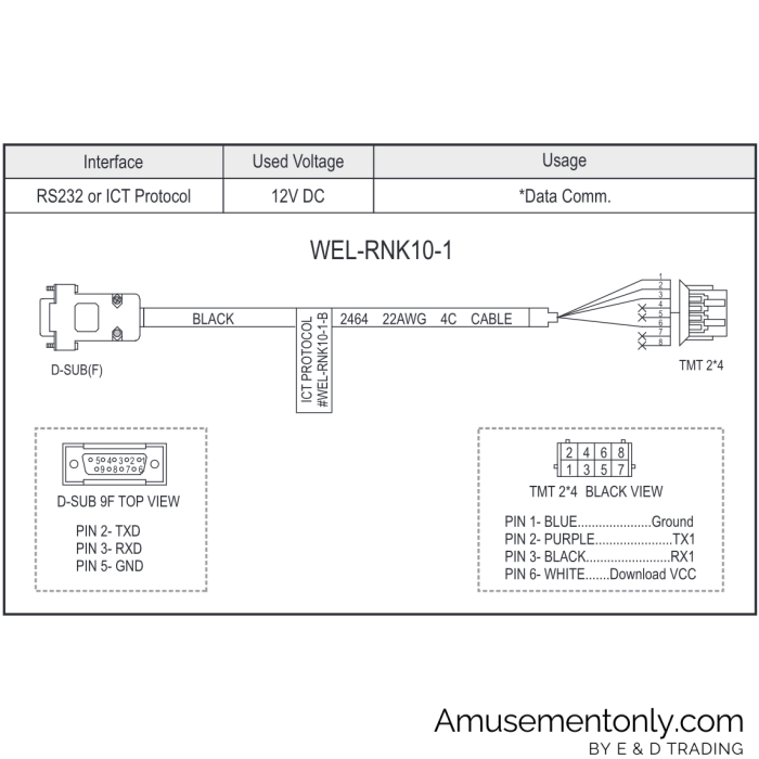 ICT WEL-RNK10-1 Cable -1 ICT WEL-RNK10-1 Cable -1