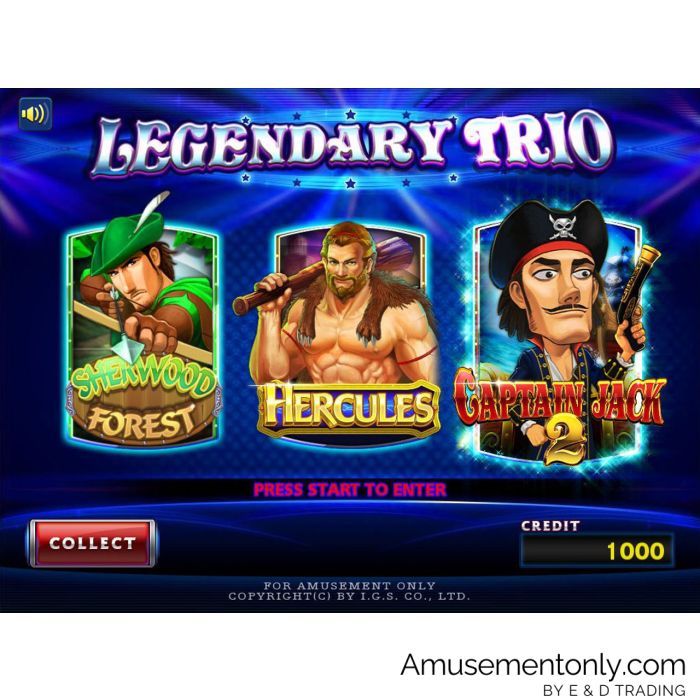 Legendary Trio Multigame By IGS0 Legendary Trio Multigame By IGS0