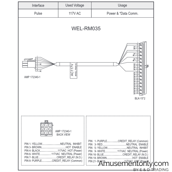 ICT WEL-RM035 Cable-1 ICT WEL-RM035 Cable-1