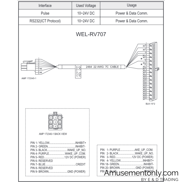 WEL-RV707 S7A Power Cable-1 WEL-RV707 S7A Power Cable-1